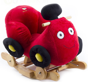 Balansoar cu roti 2 in1 Race Red cu sunete - KinderKraft